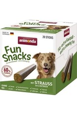 Animonda Animona Dog Fun Snacks mit Strauß 20 Sticks