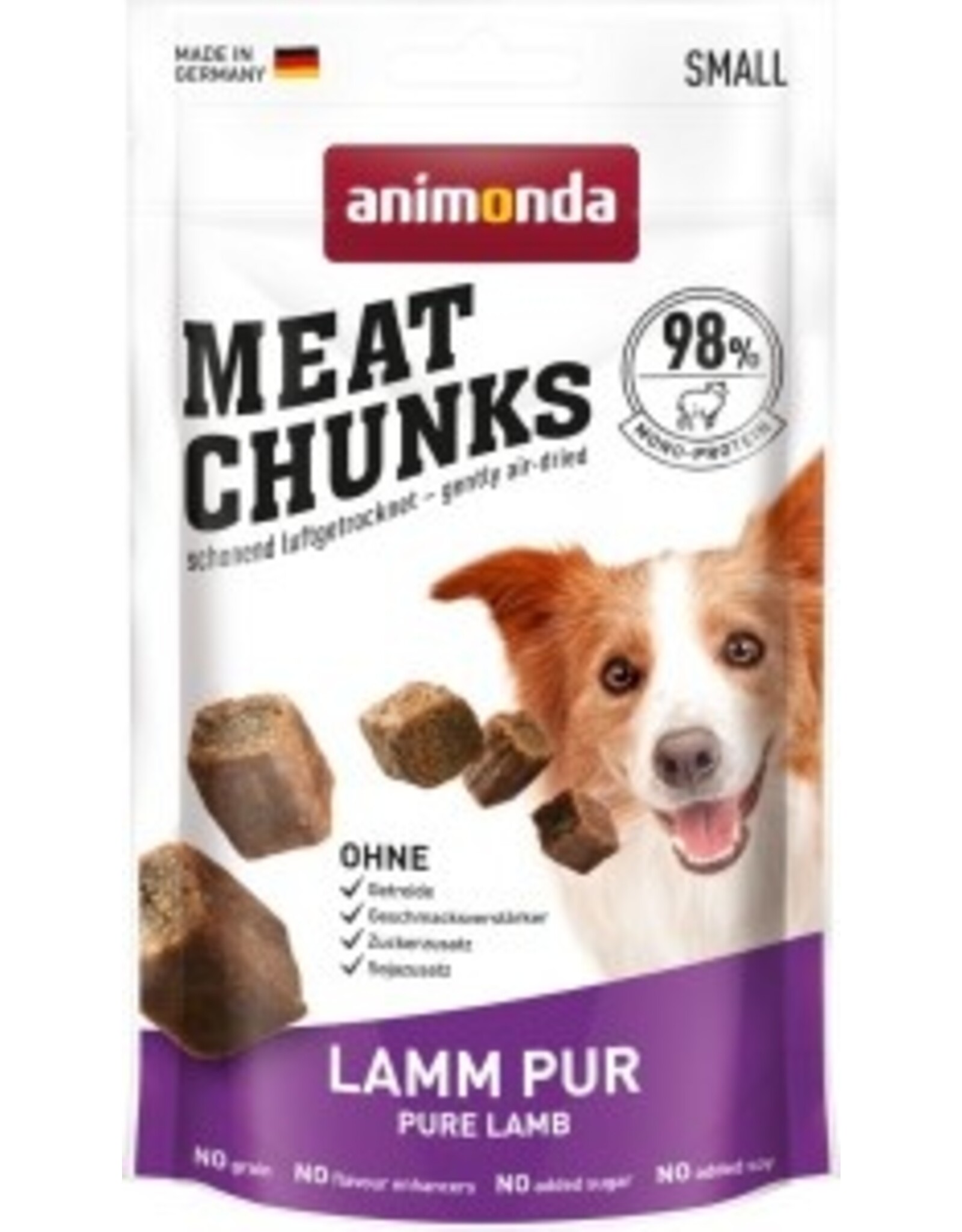 Animonda Animonda Dog Snack Meat Chunks Lamm pur 60g