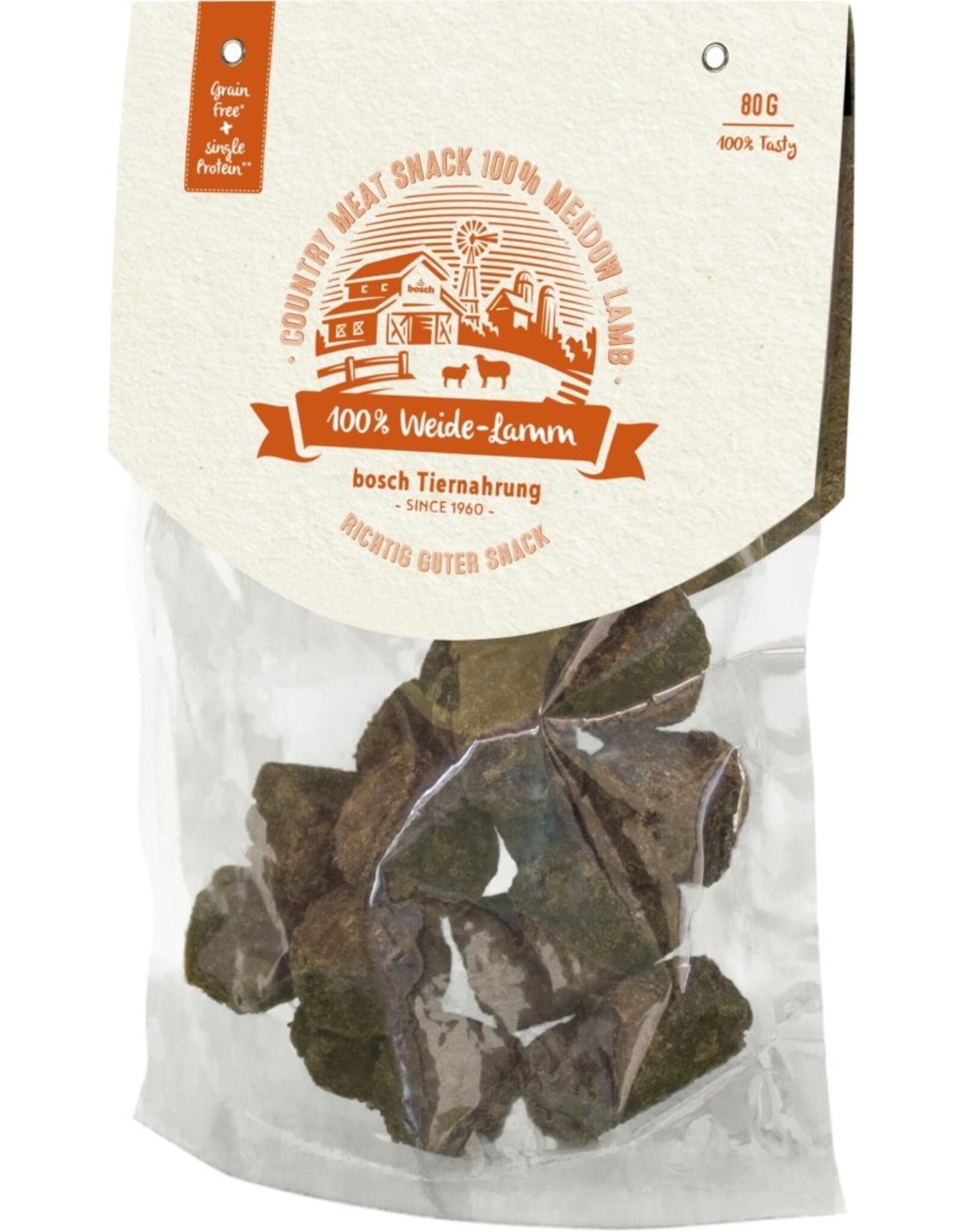 Bosch Bosch Country Meat-Snack 100%  Weide-Lamm 80g