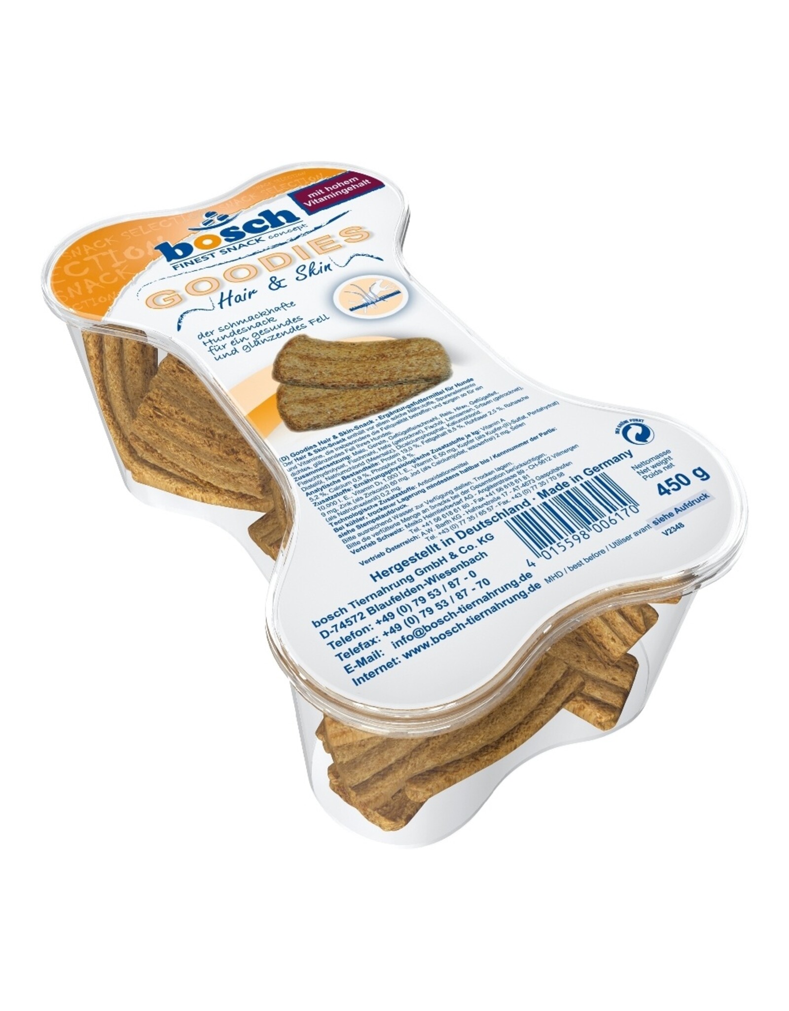 Bosch Bosch Dog Goodies Hair & Skin 450 g