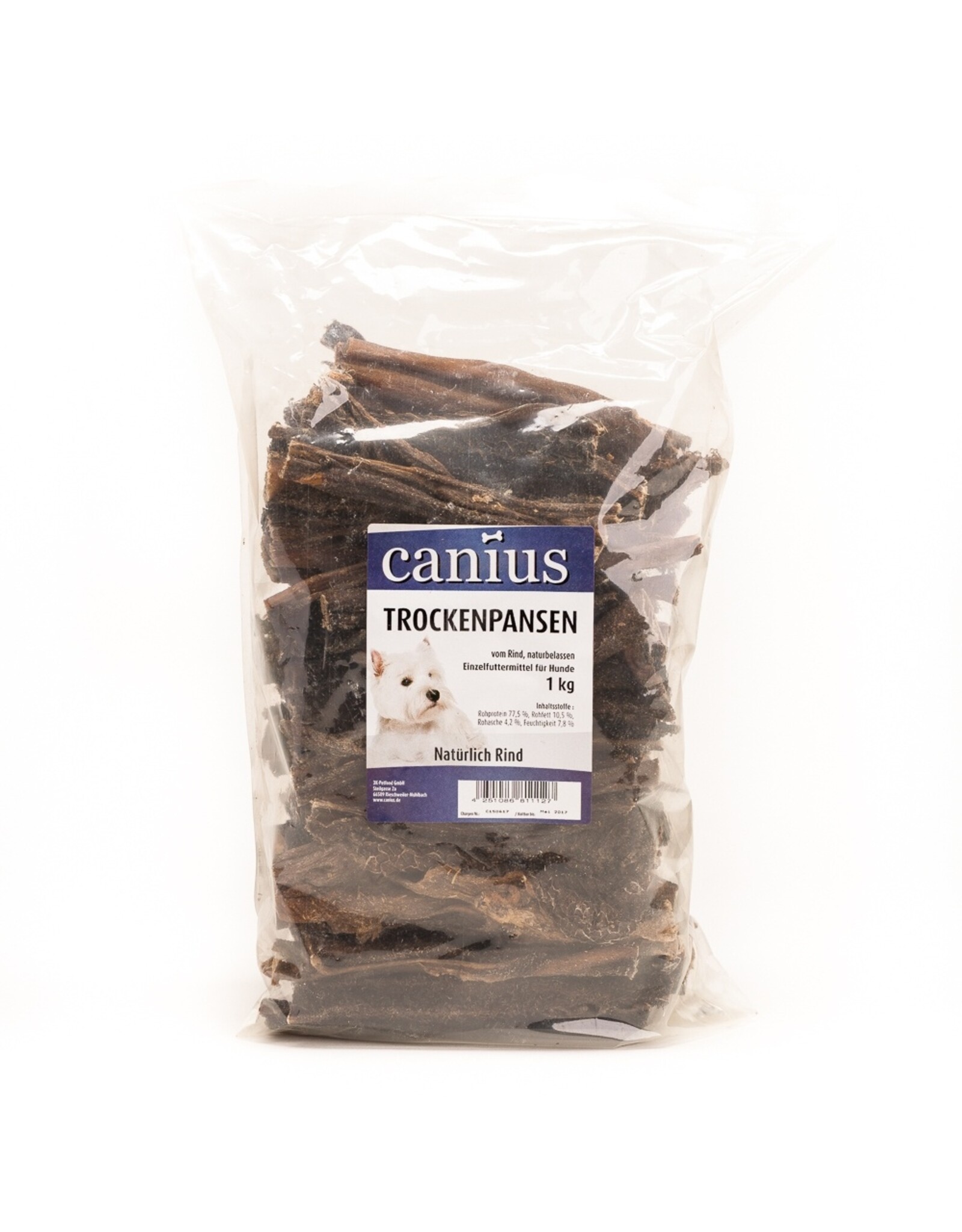 Canius Snacks Canius Trockenpansen vom Rind 1kg