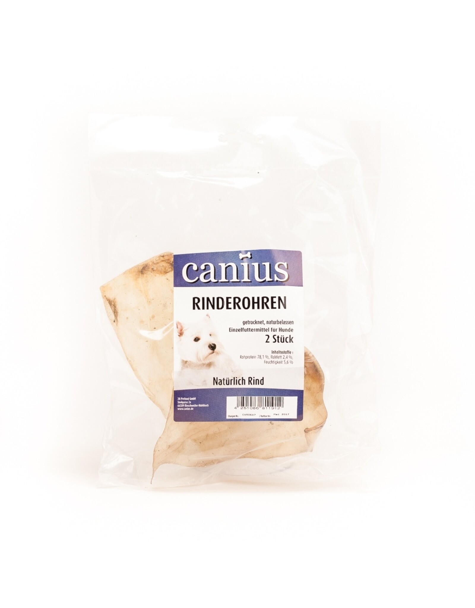 Canius Snacks Canius Rinderohren 2er Pack