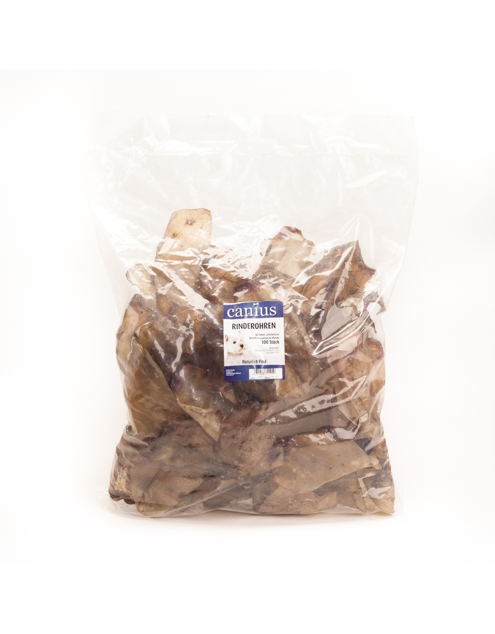 Canius Snacks Canius Rinderohren 100er Pack