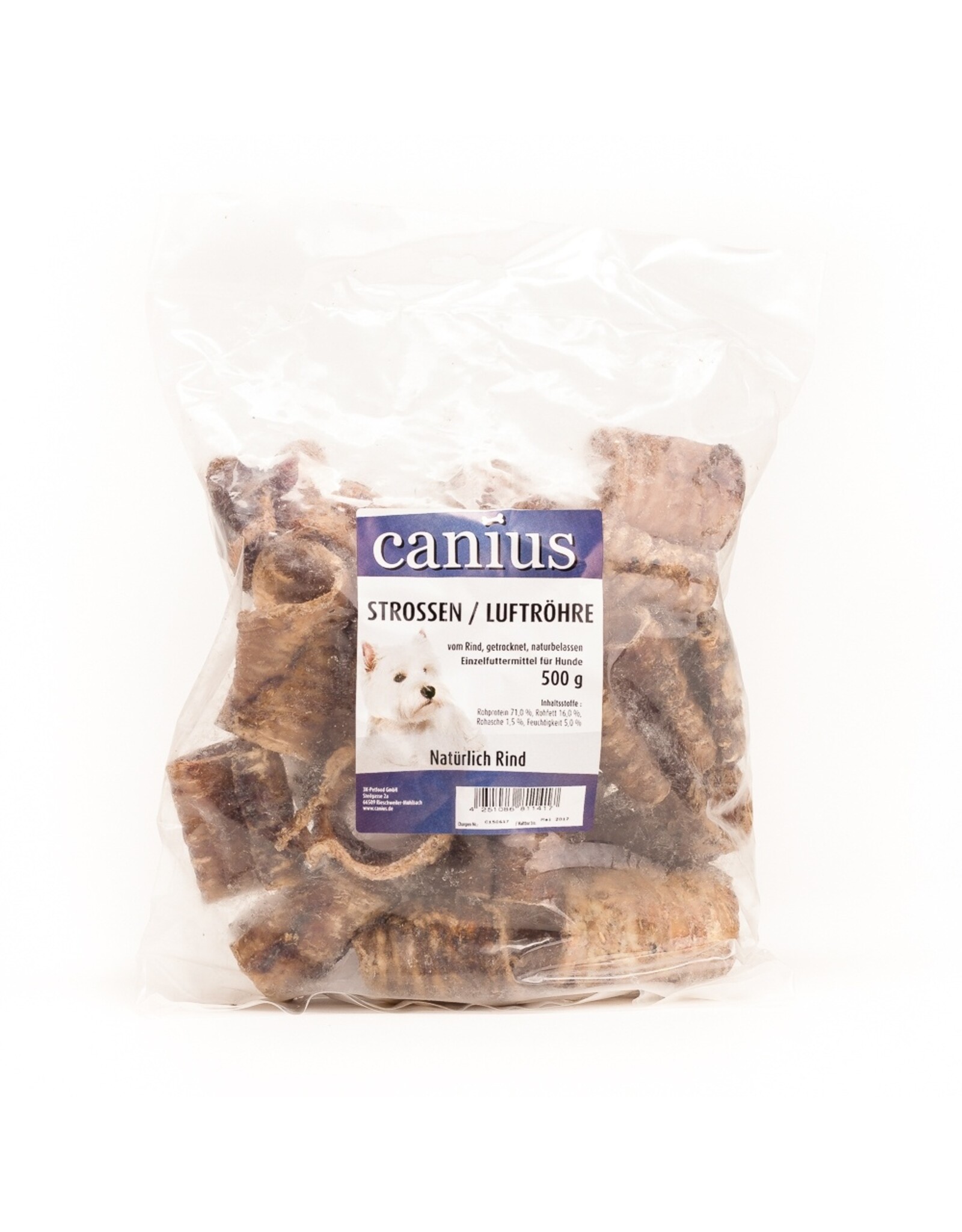 Canius Snacks Canius Strossen / Luftröhre vom Rind 500g
