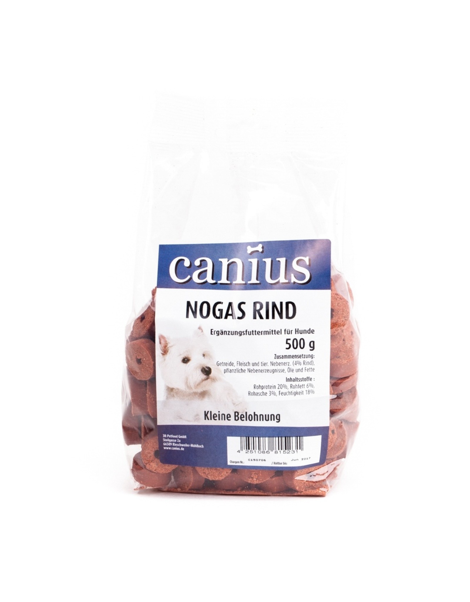 Canius Snacks Canius Nogas Rind 500g