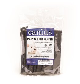 Canius Snacks Canius Kaustreifen Pansen, 20 Stück