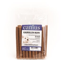 Canius Snacks Canius Kaurollen Huhn, 20 Stück