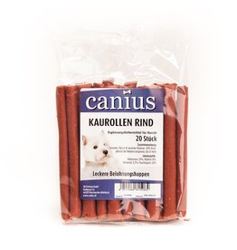 Canius Snacks Canius Kaurollen Rind, 20 Stück