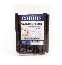 Canius Snacks Canius Kaurollen Pansen, 20 Stück