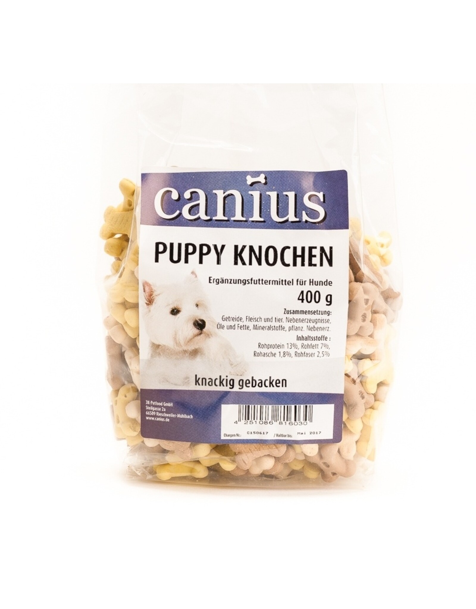 Canius Snacks Canius Puppy Knochen 400g