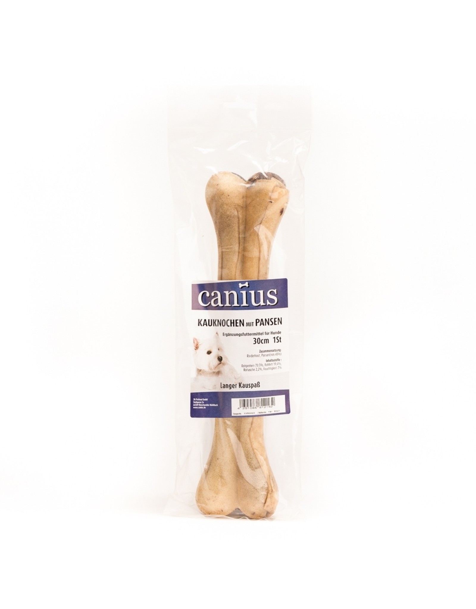 Canius Snacks Canius Kauknochen mit Pansenfüllung 30cm 1St