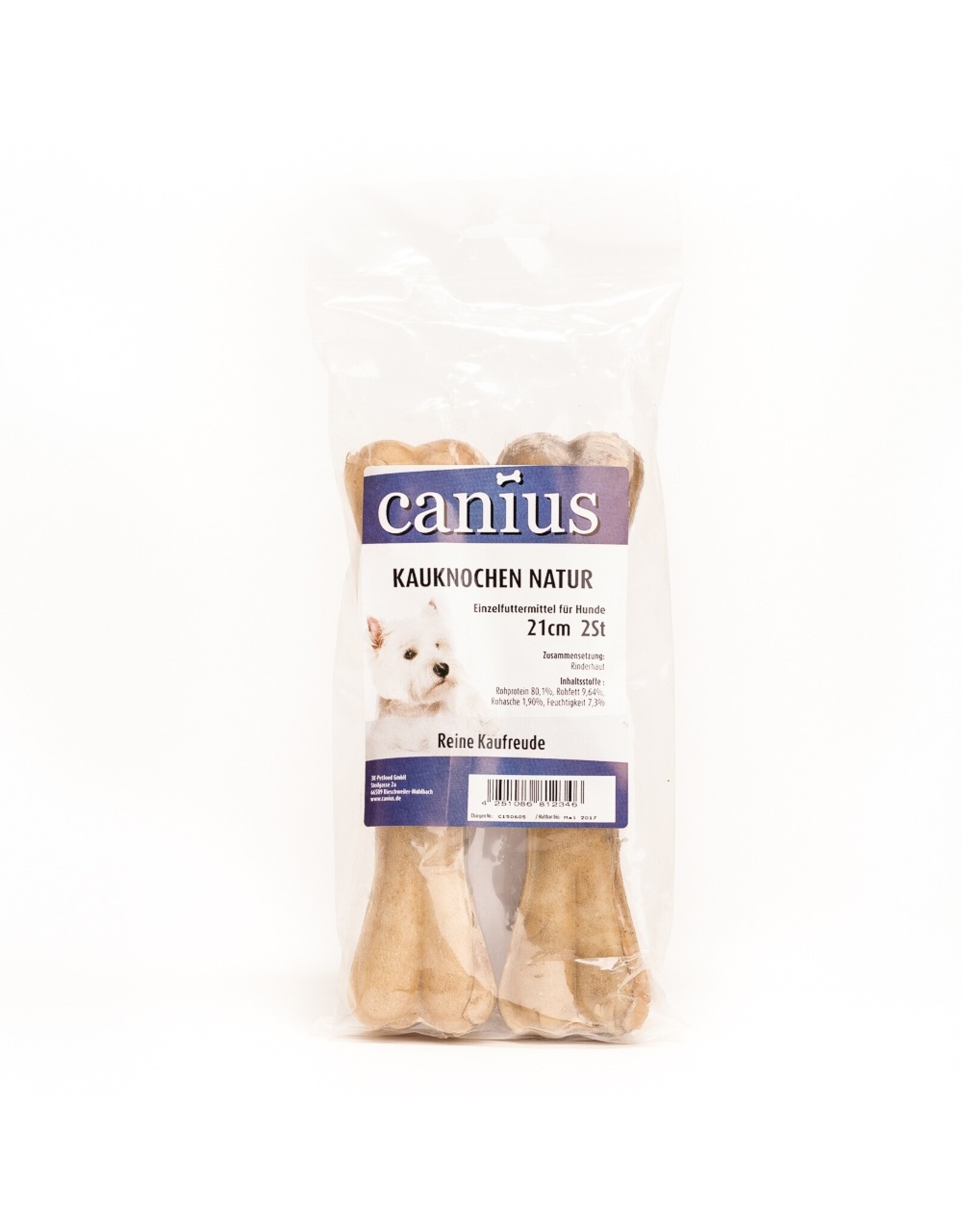 Canius Snacks Canius Kauknochen gepresst 21cm 2St