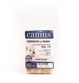 Canius Snacks Canius Kauknochen gefüllt mit Pansen 10cm 2er