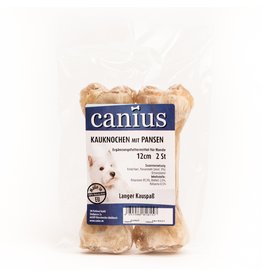 Canius Snacks Canius Kauknochen gefüllt mit Pansen 12cm 2er