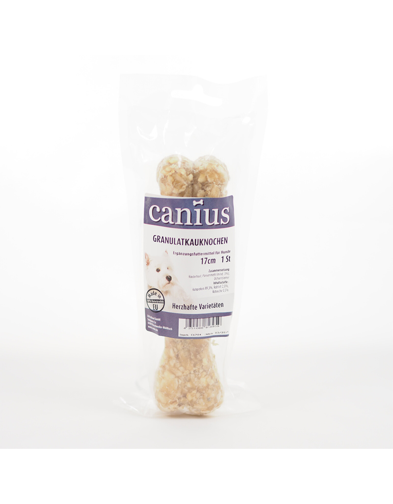 Canius Snacks Canius Granulatkauknochen 17cm 1er