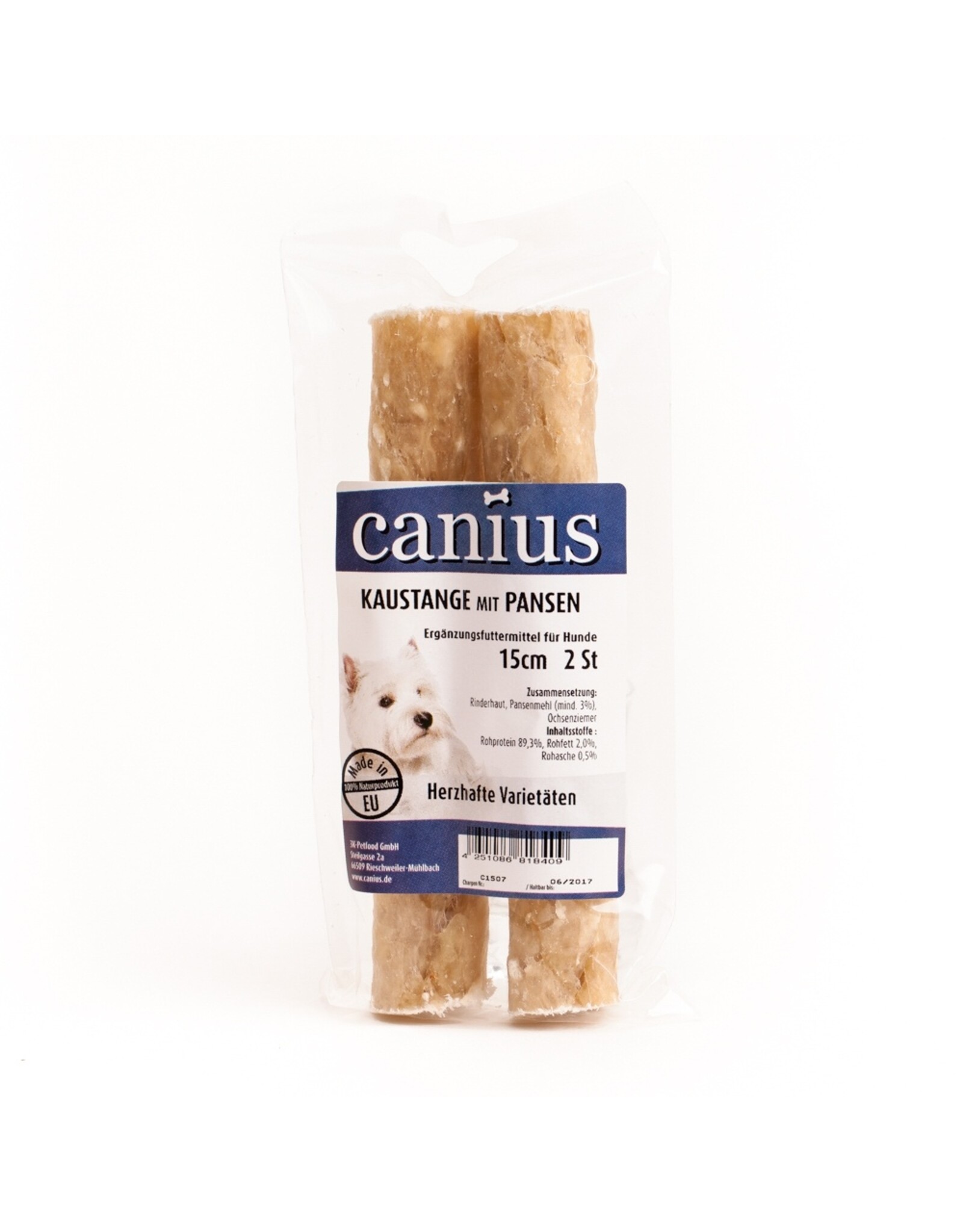 Canius Snacks Canius Kaustange Pansen 15cm 2er