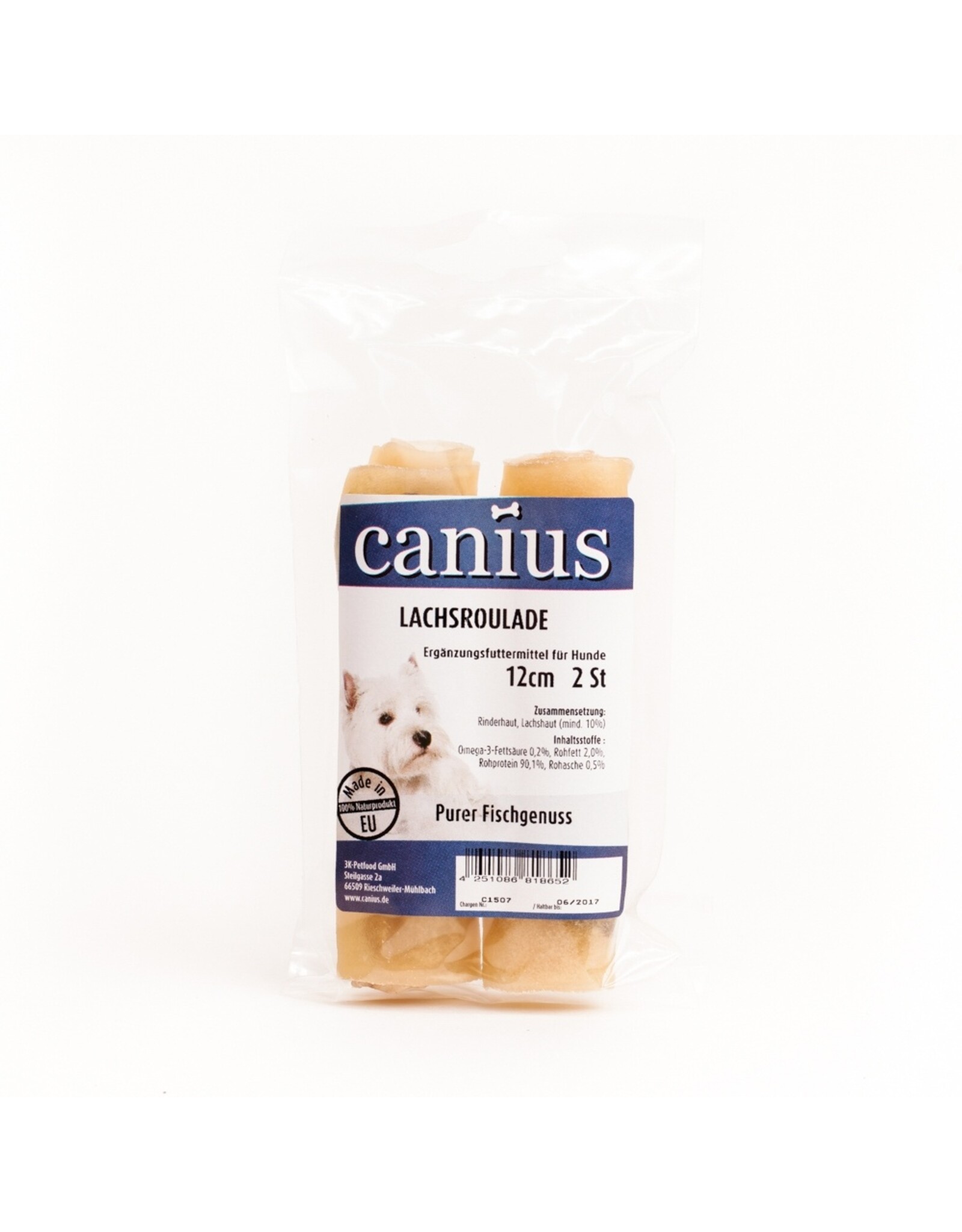 Canius Snacks Canius Lachsroulade natur 12cm 2er
