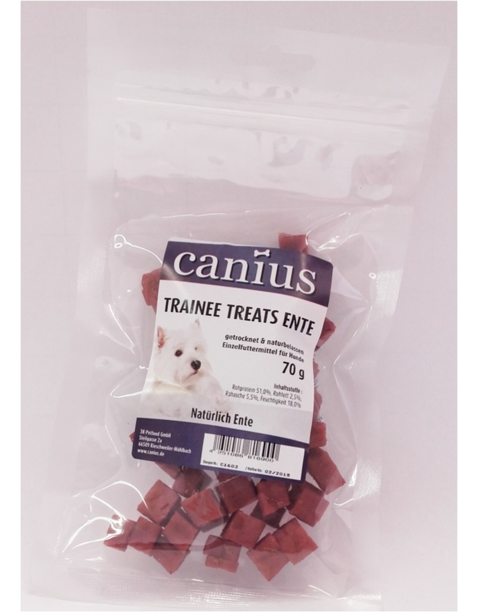 Canius Snacks Canius Trainee Treats Ente 70g