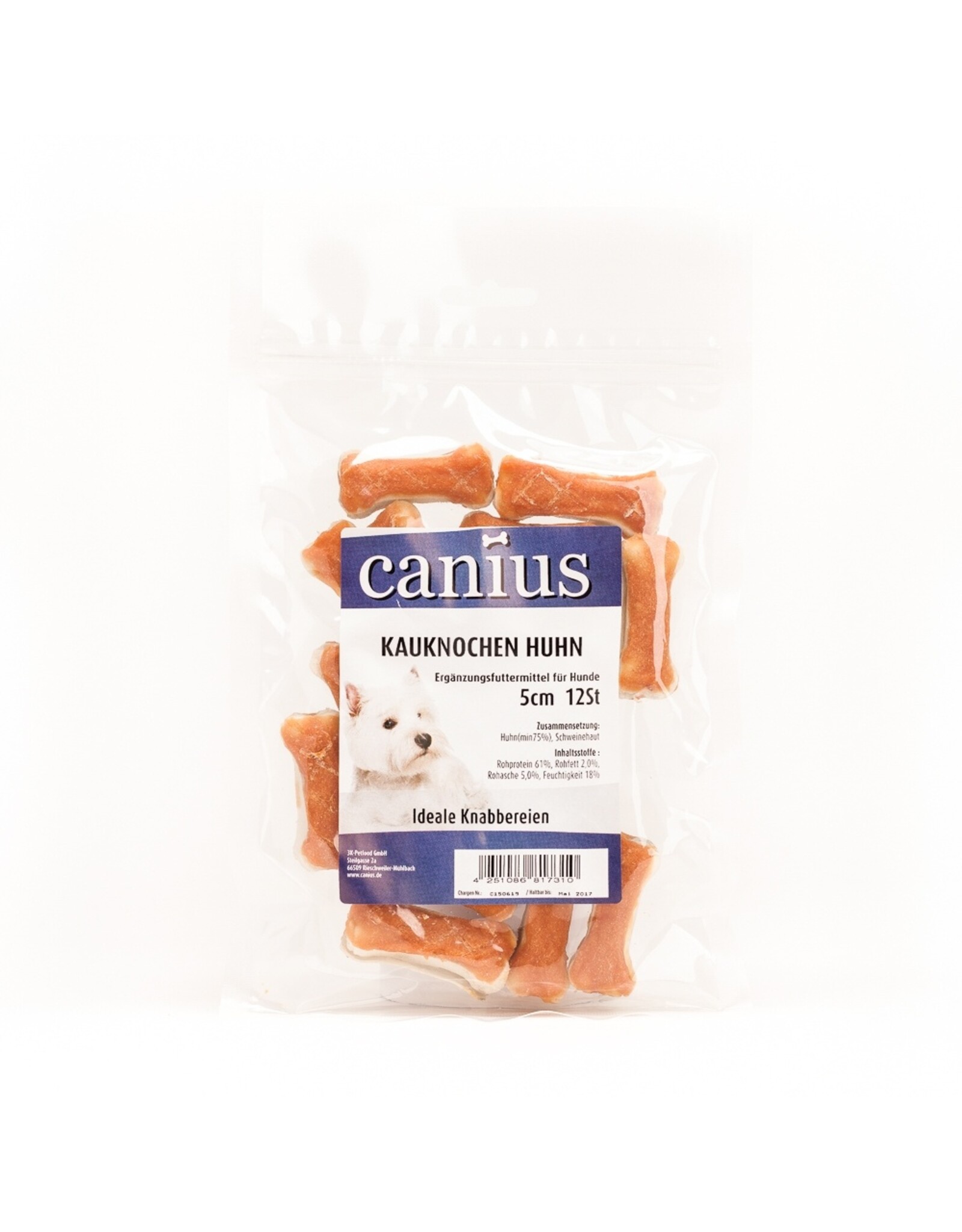 Canius Snacks Canius Kauknochen Huhn 5cm 12St