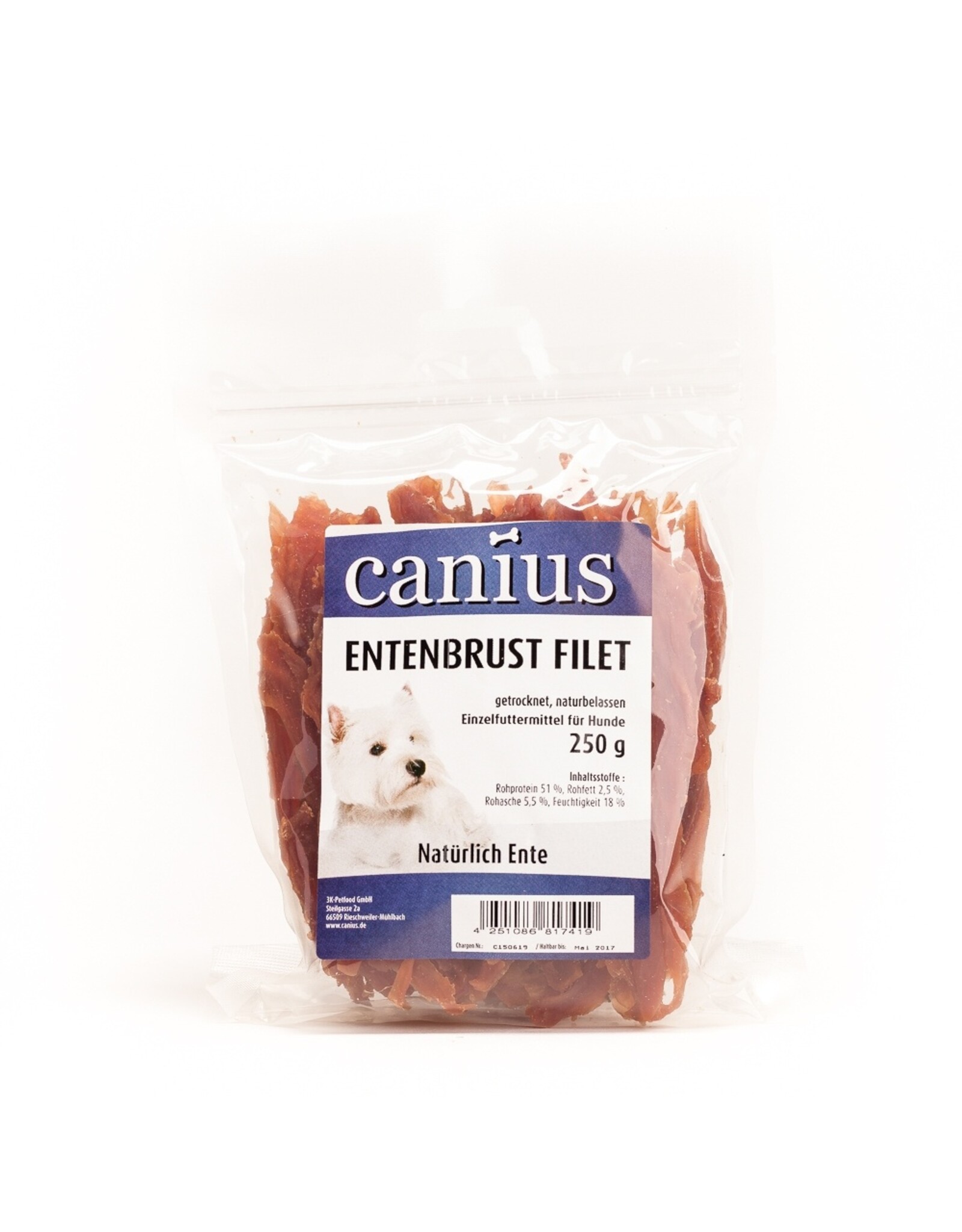 Canius Snacks Canius Entenbrust Filet 250g