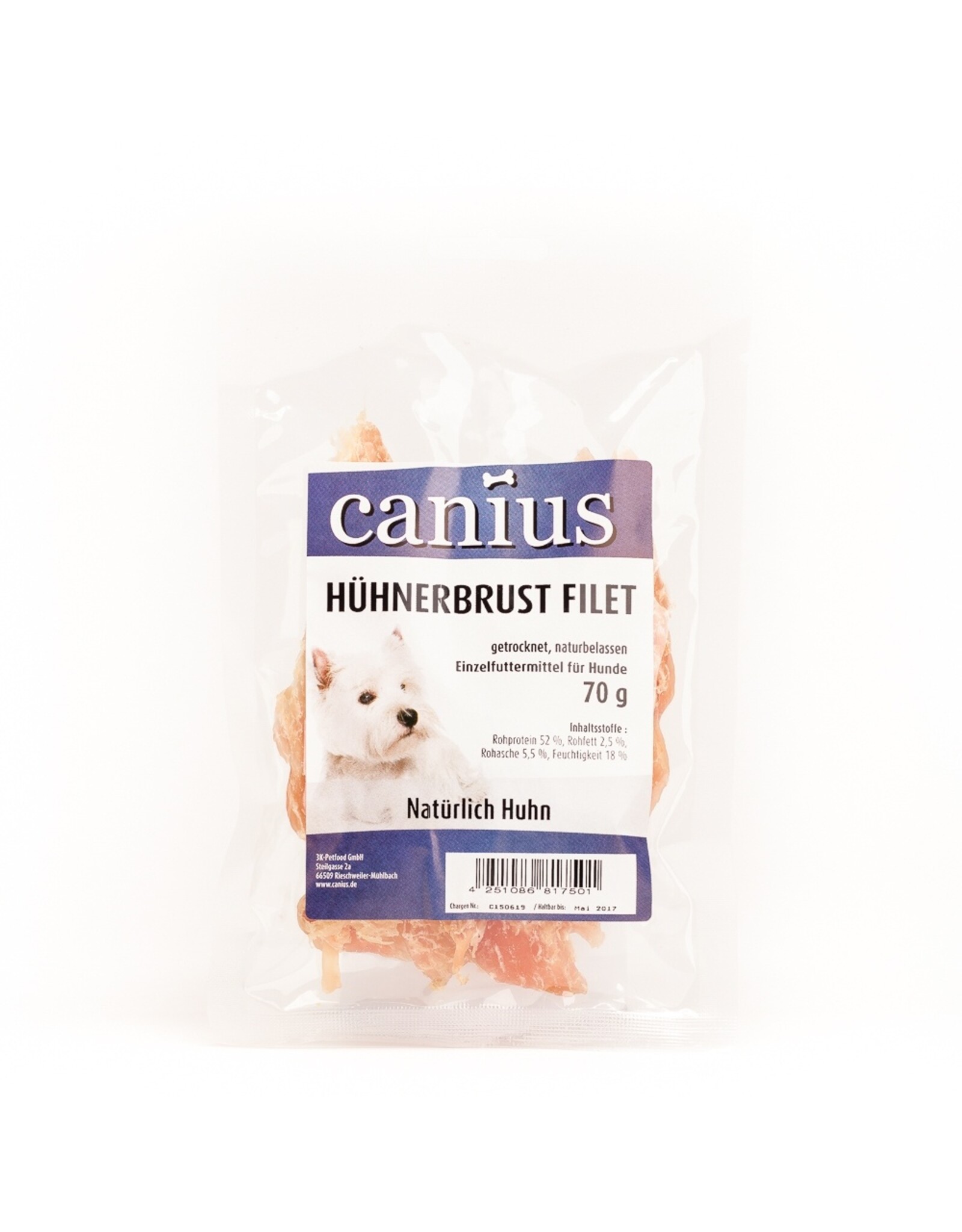 Canius Snacks Canius Hühnerbrust Filet 70g