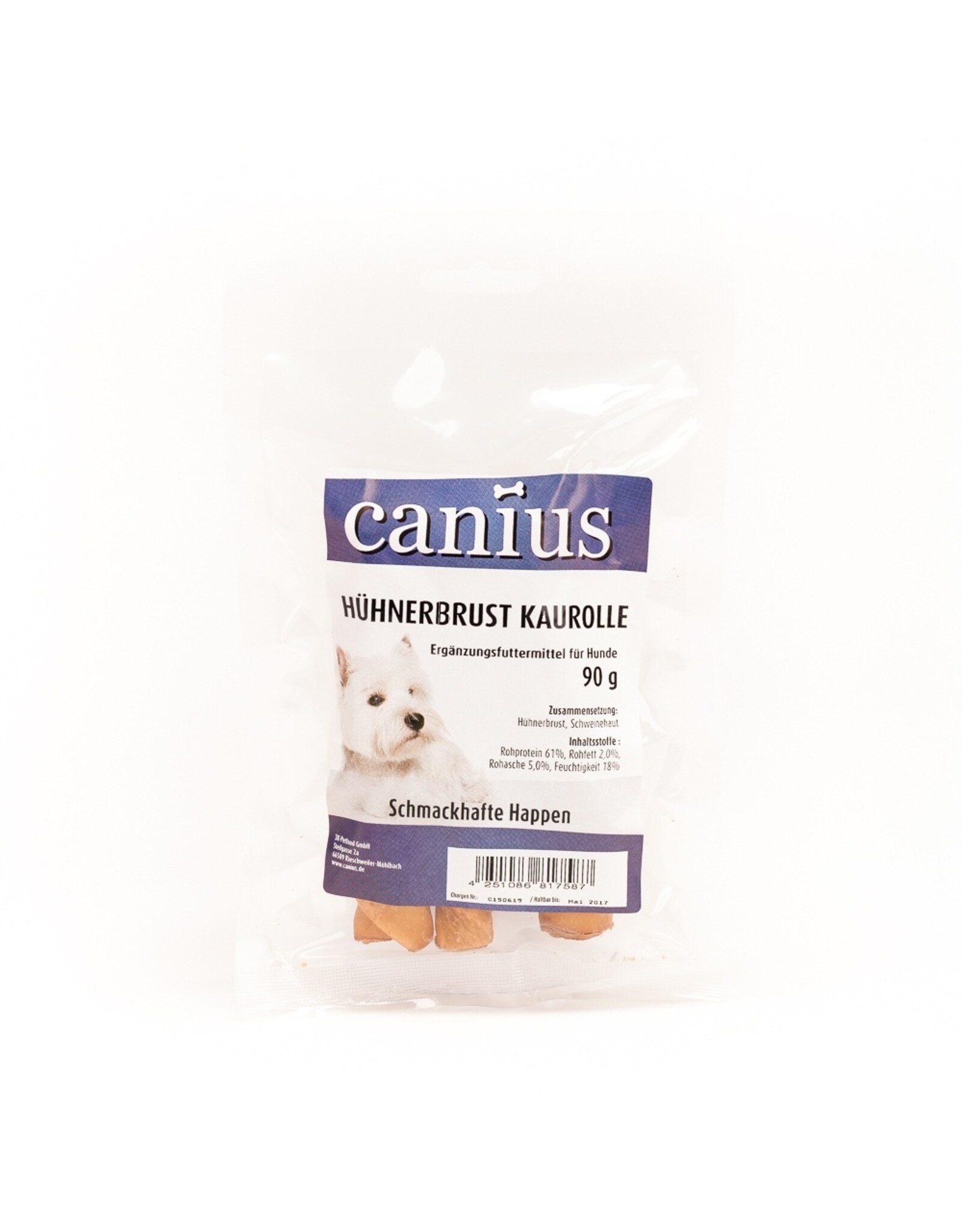 Canius Snacks Canius Hühnerbrust Kaurollen 90g
