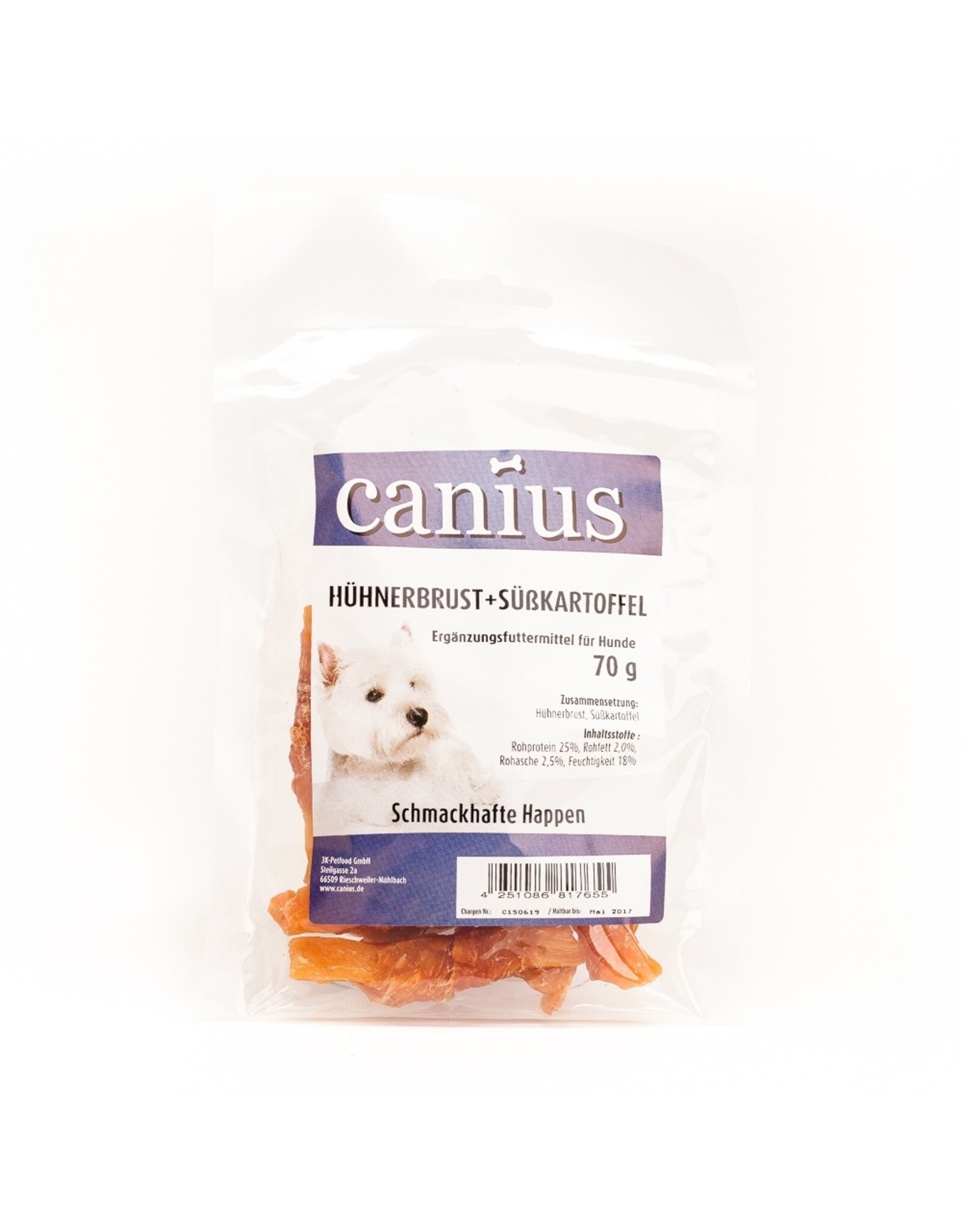 Canius Snacks Canius Hühnerbrust + Süßkartoffel 70g