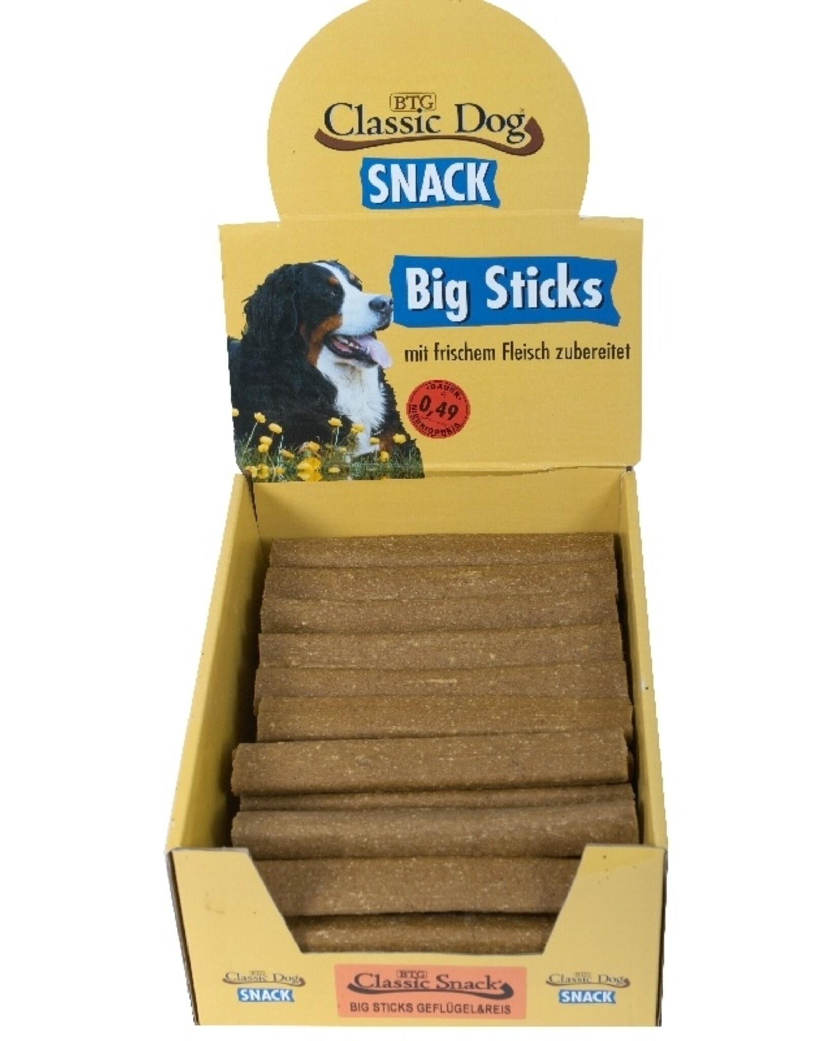 Classic Dog Classic Dog Big Sticks Geflügel & Reis Multipack