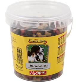 Classic Dog Classic Dog Snack Herzchen Mix Eimer 500g