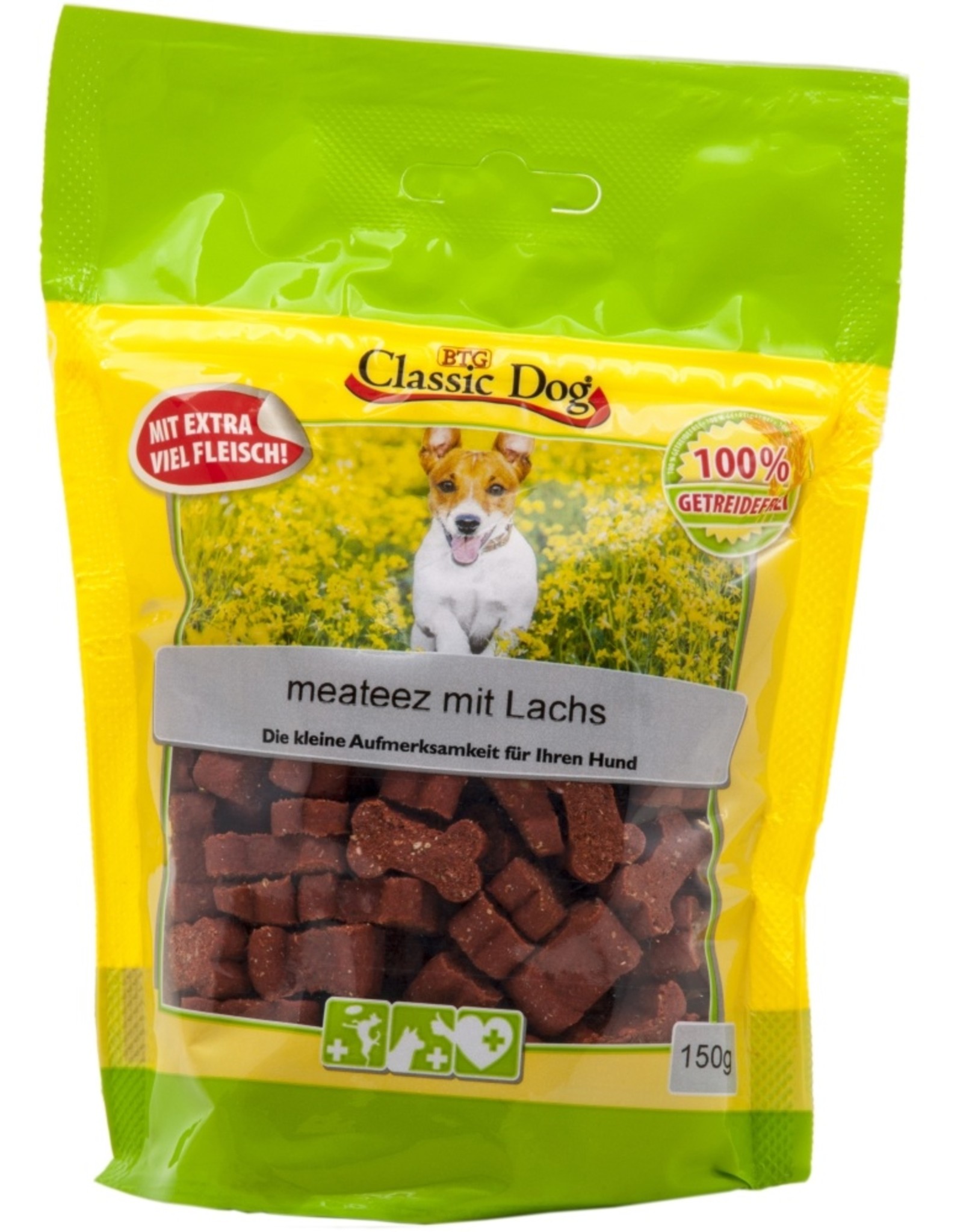 Classic Dog Classic Dog Snack meateez mit Lachs 150g