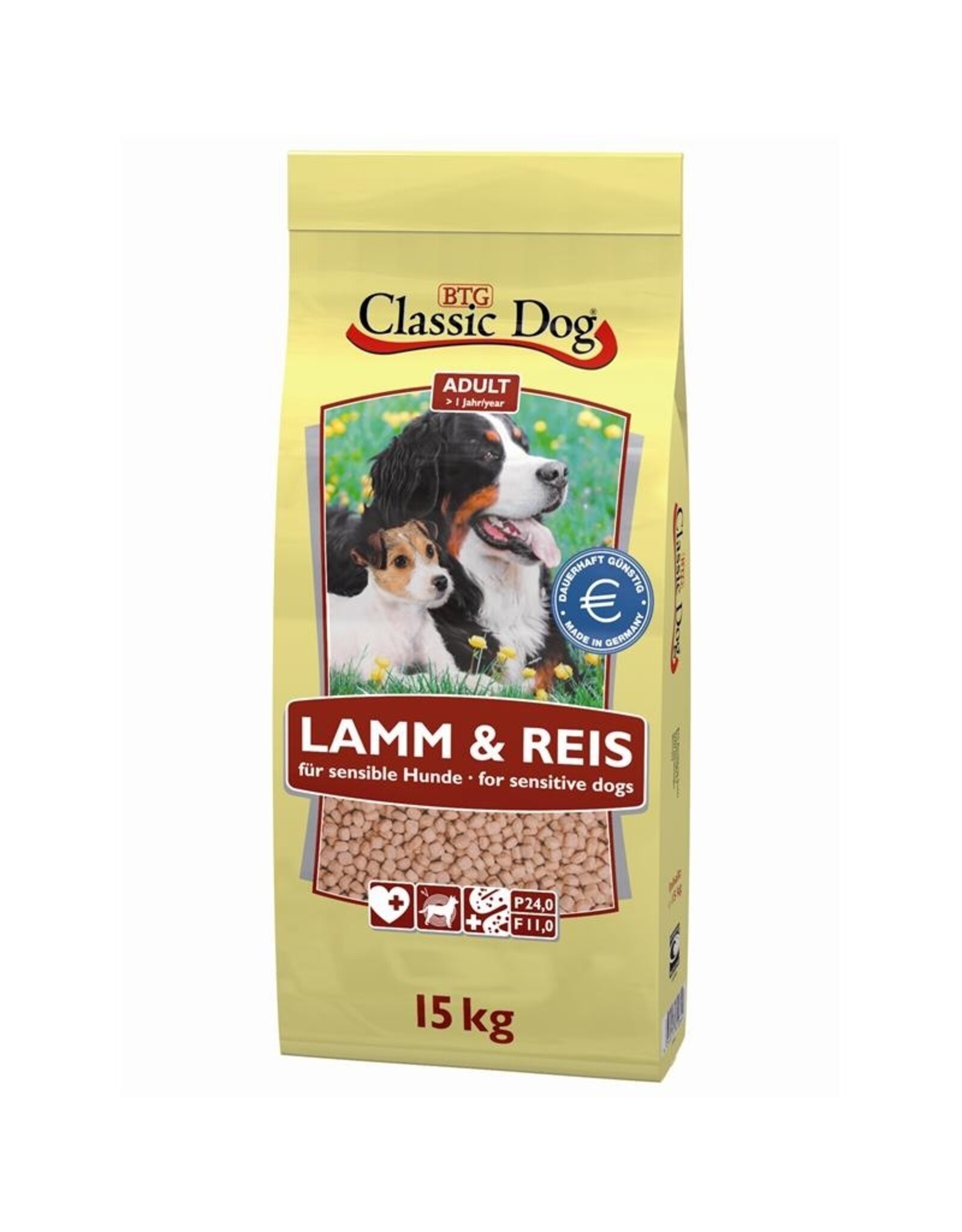 Classic Dog Classic Dog Lamm&Reis 15kg