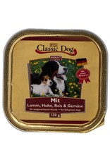 Classic Dog Classic Dog Schale Lamm, Huhn, Reis & Gemüse 150g