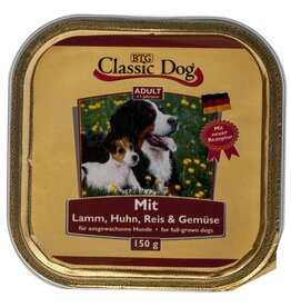 Classic Dog Classic Dog Schale Lamm, Huhn, Reis & Gemüse 150g