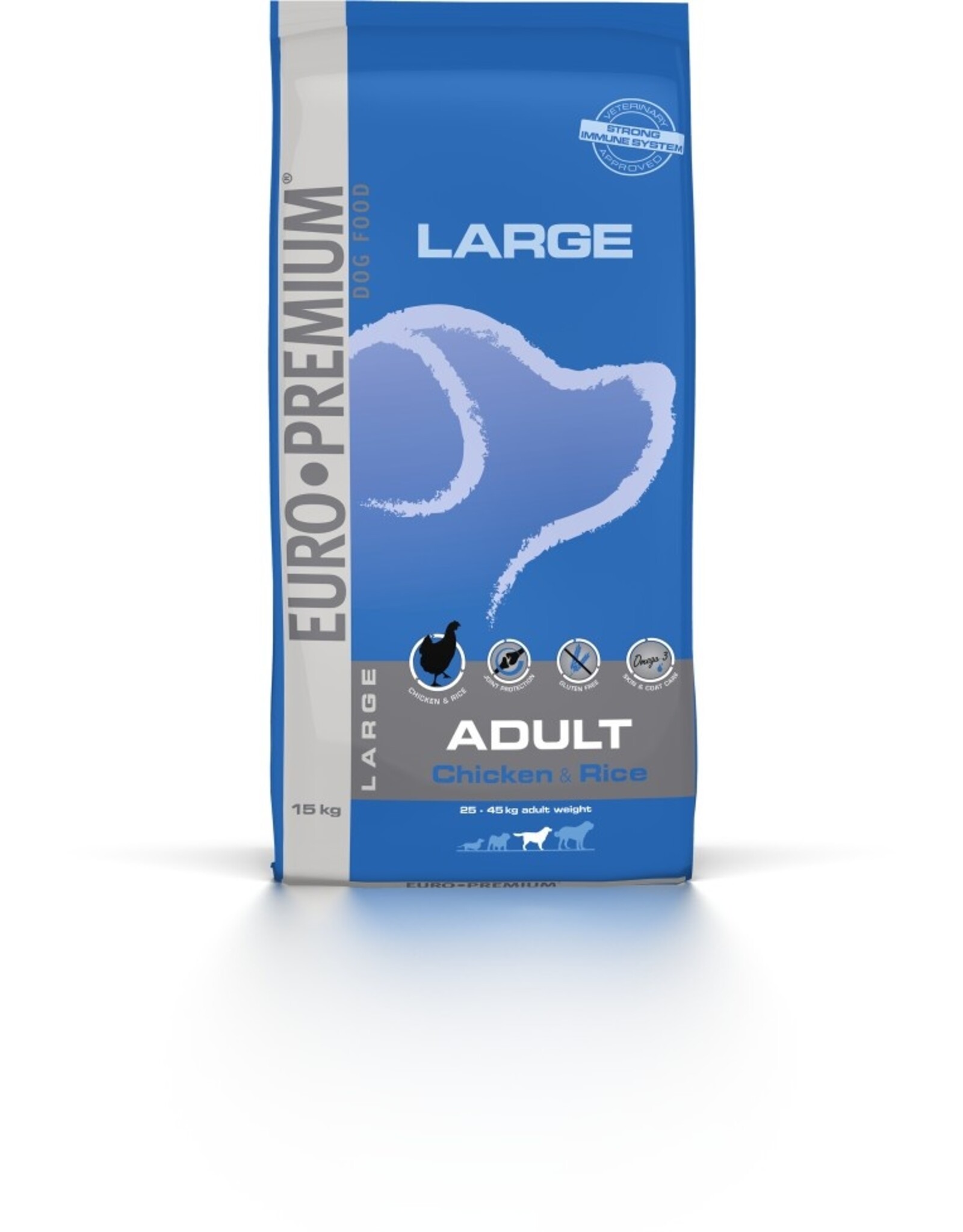 Euro Premium Euro-Premium Large Adult Chicken & Rice 15kg