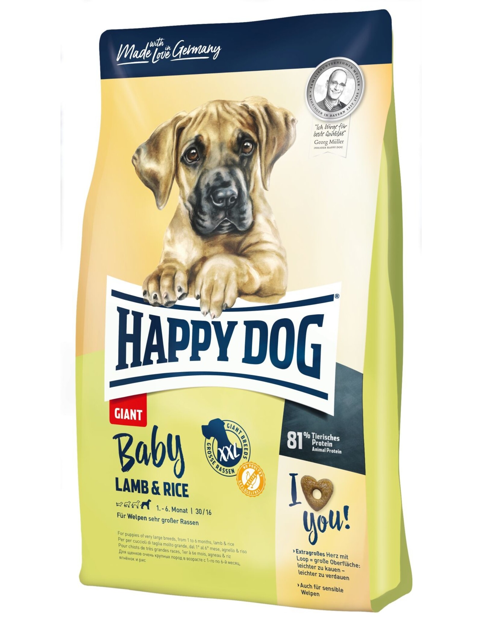 Happy Dog Happy Dog Supreme Baby Giant Lamb & Rice