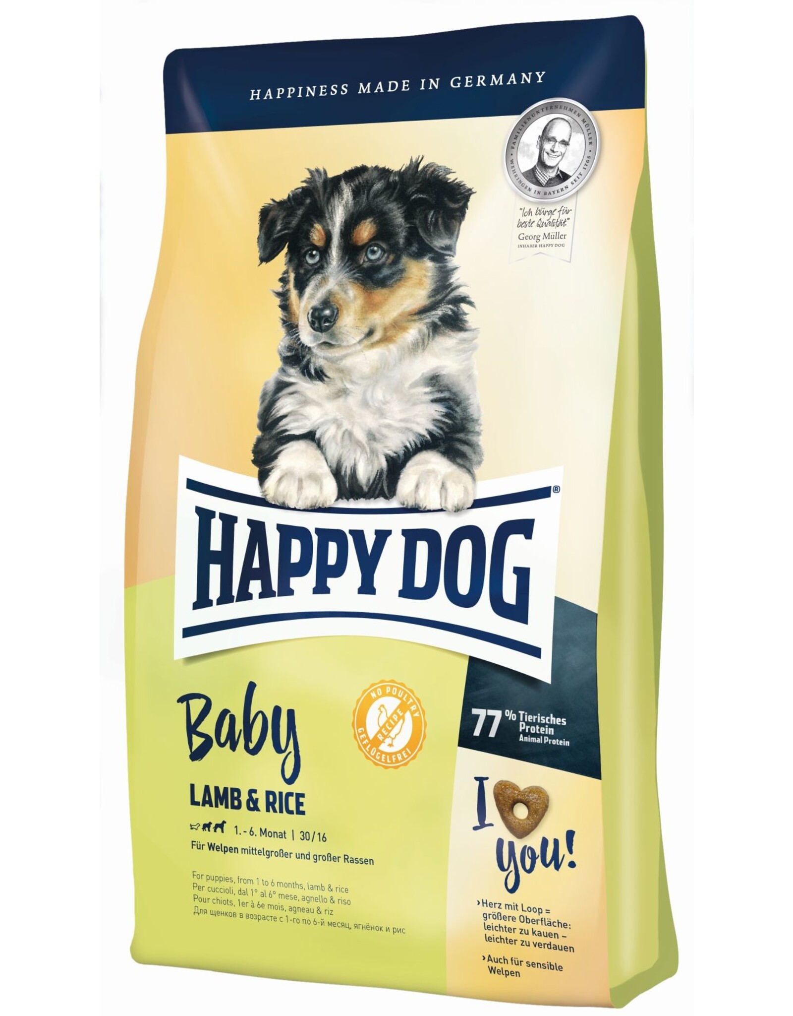 Happy Dog Happy Dog Supreme Young Baby Lamm & Reis