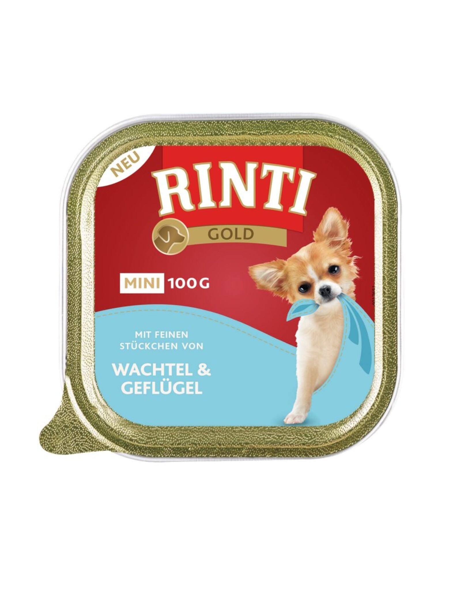 Rinti RINTI Gold mini Wachtel & Geflügel 100g