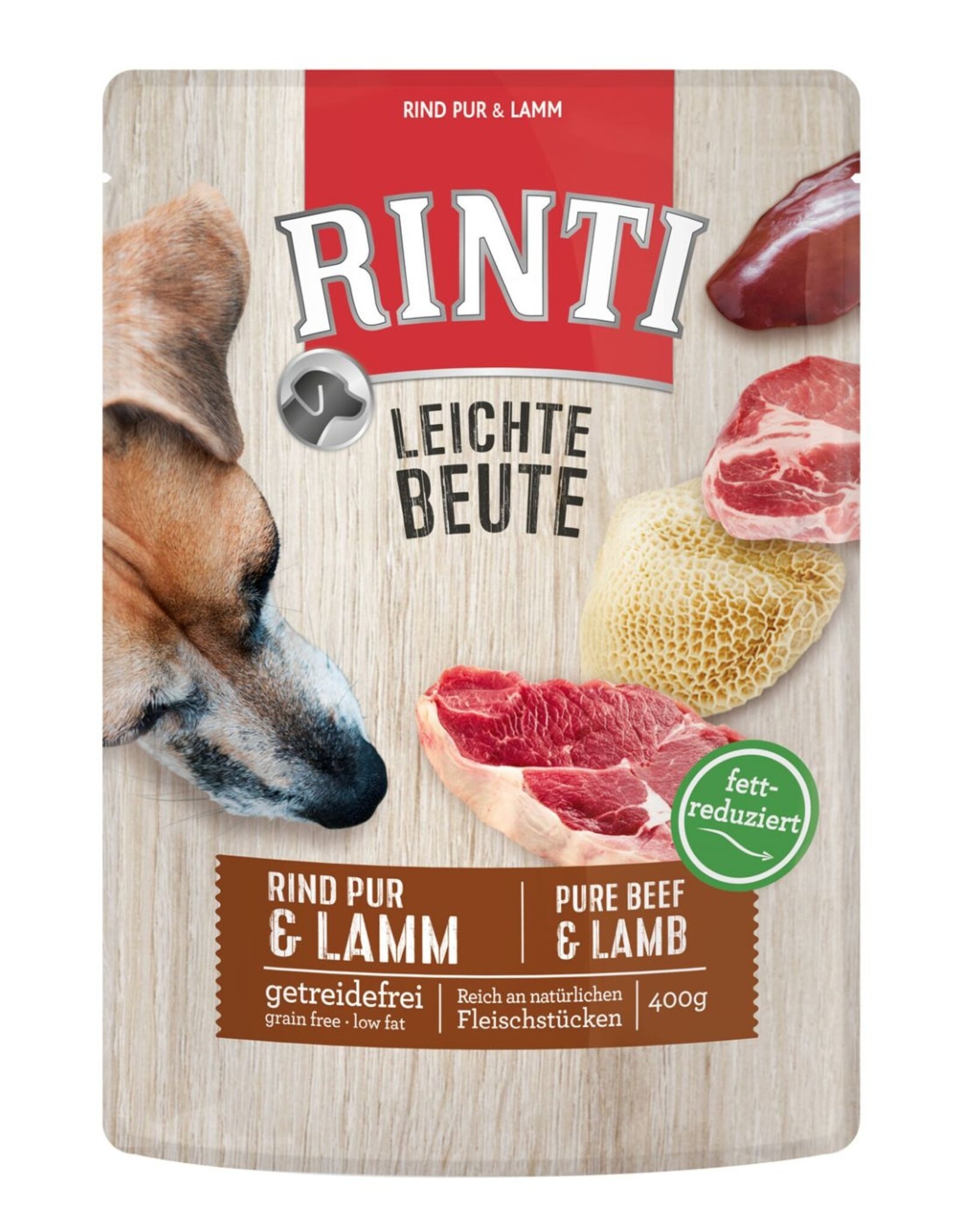 Rinti RINTI Leichte Beute Rind Pur + Lamm 400g