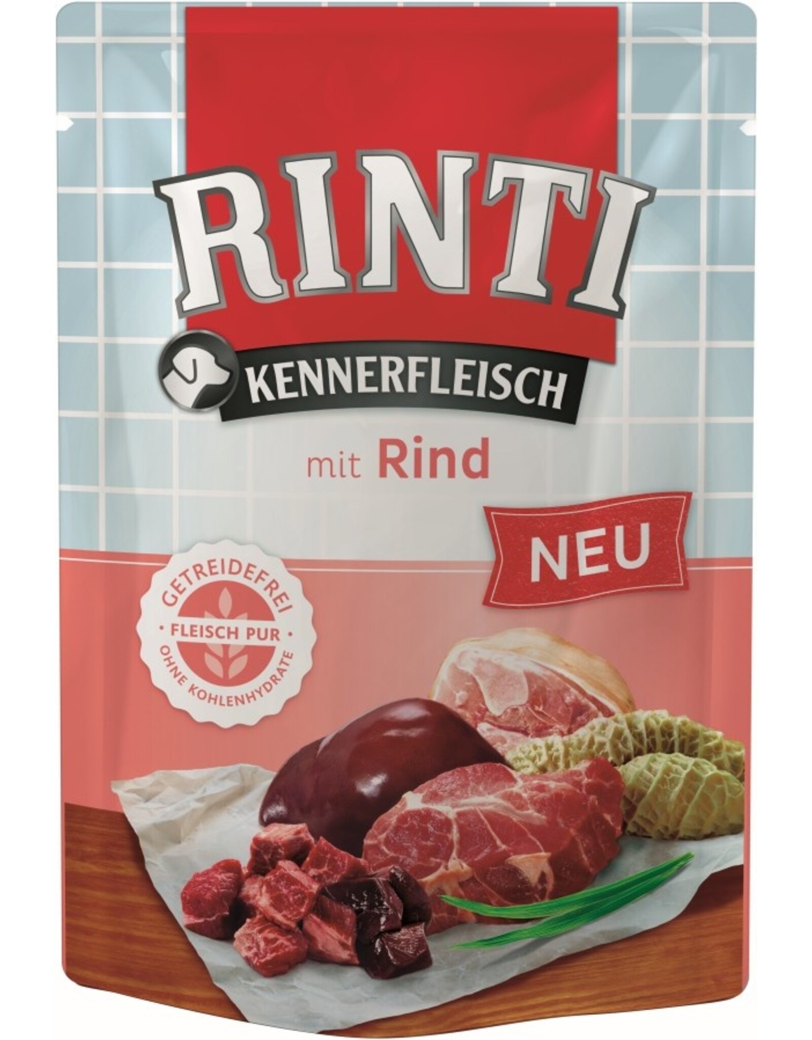 Rinti RINTI Kennerfleisch Rind 400g Pouchbeutel