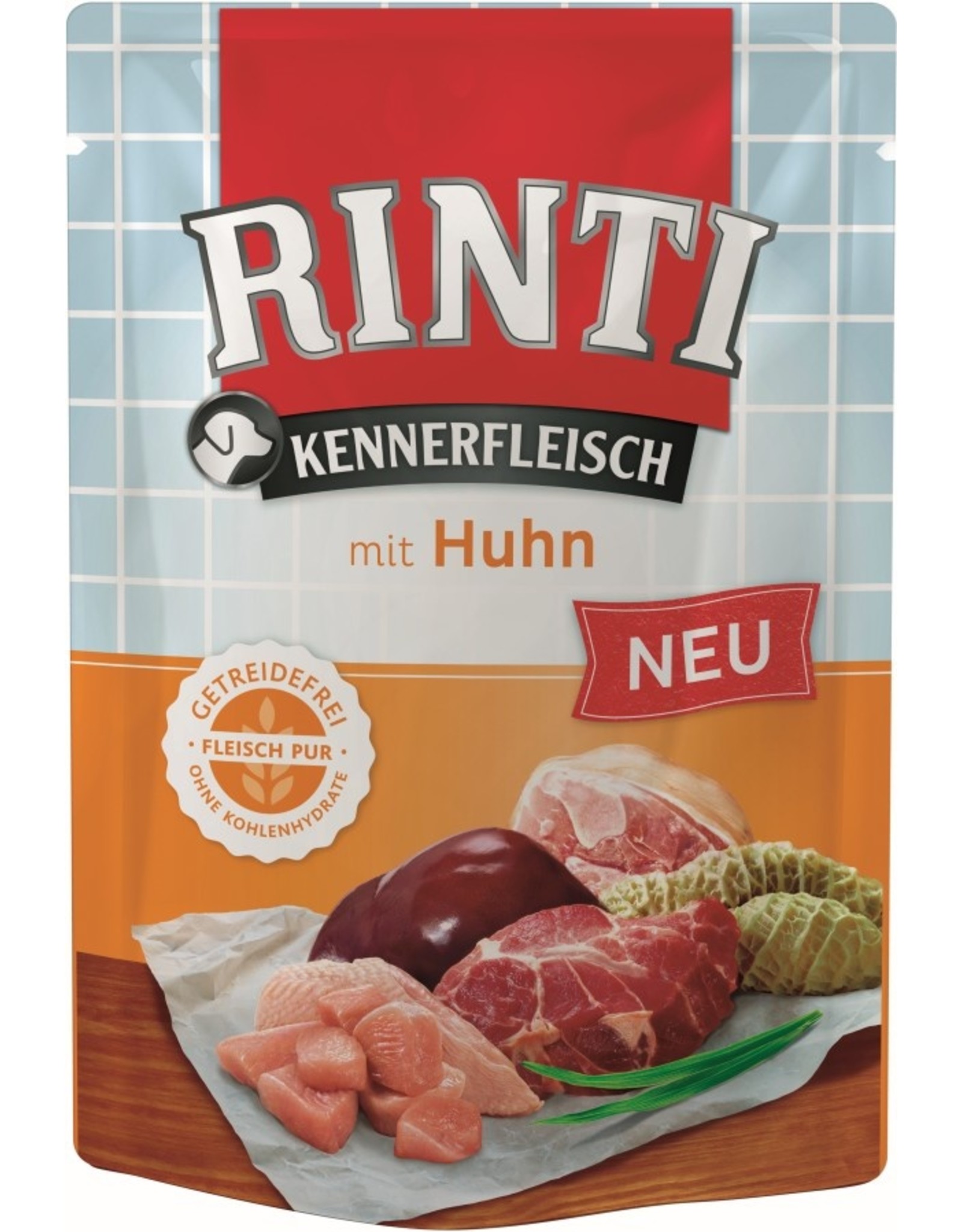 Rinti RINTI Kennerfleisch Huhn 400g Pouchbeutel