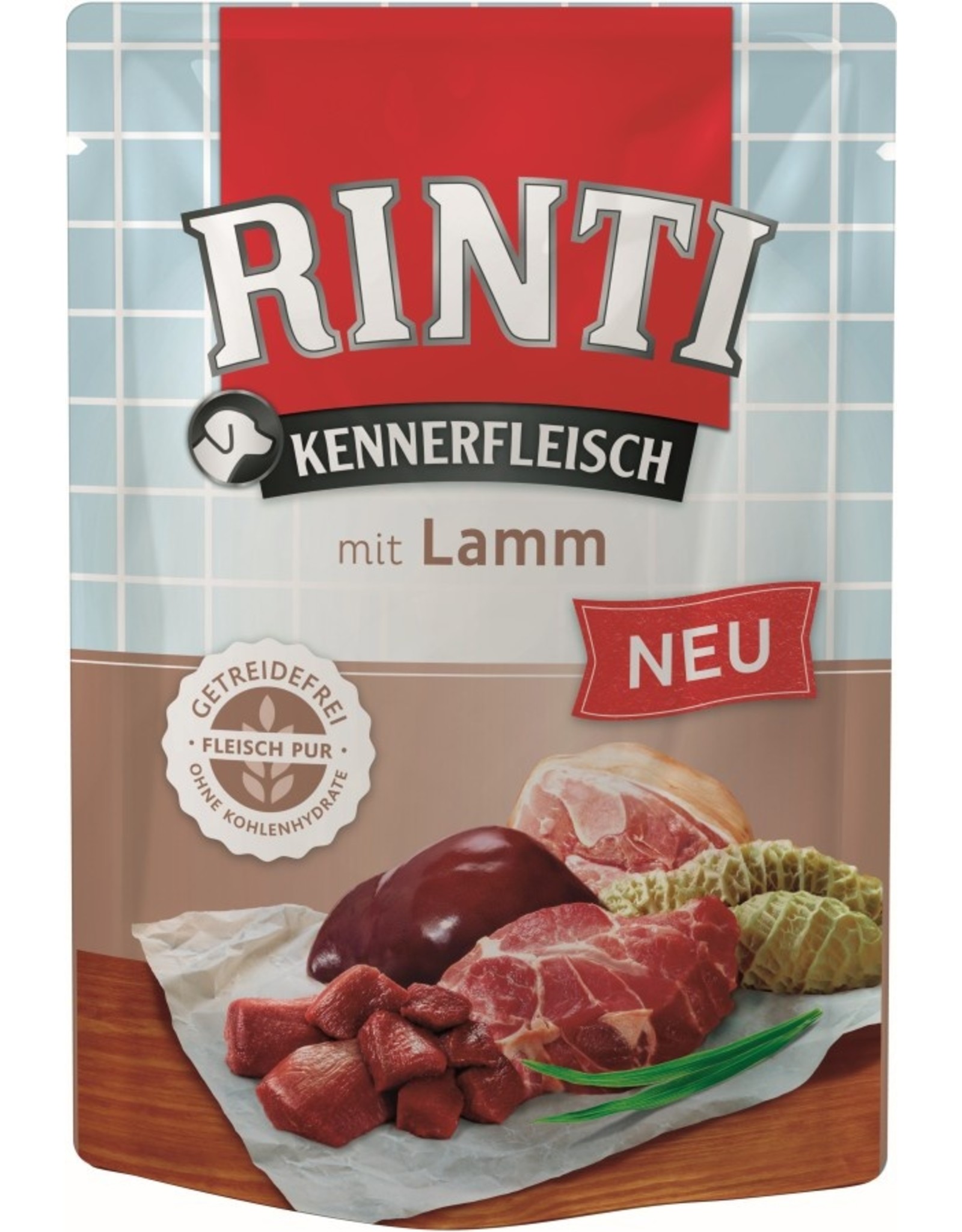 Rinti RINTI Kennerfleisch Lamm 400g Pouchbeutel
