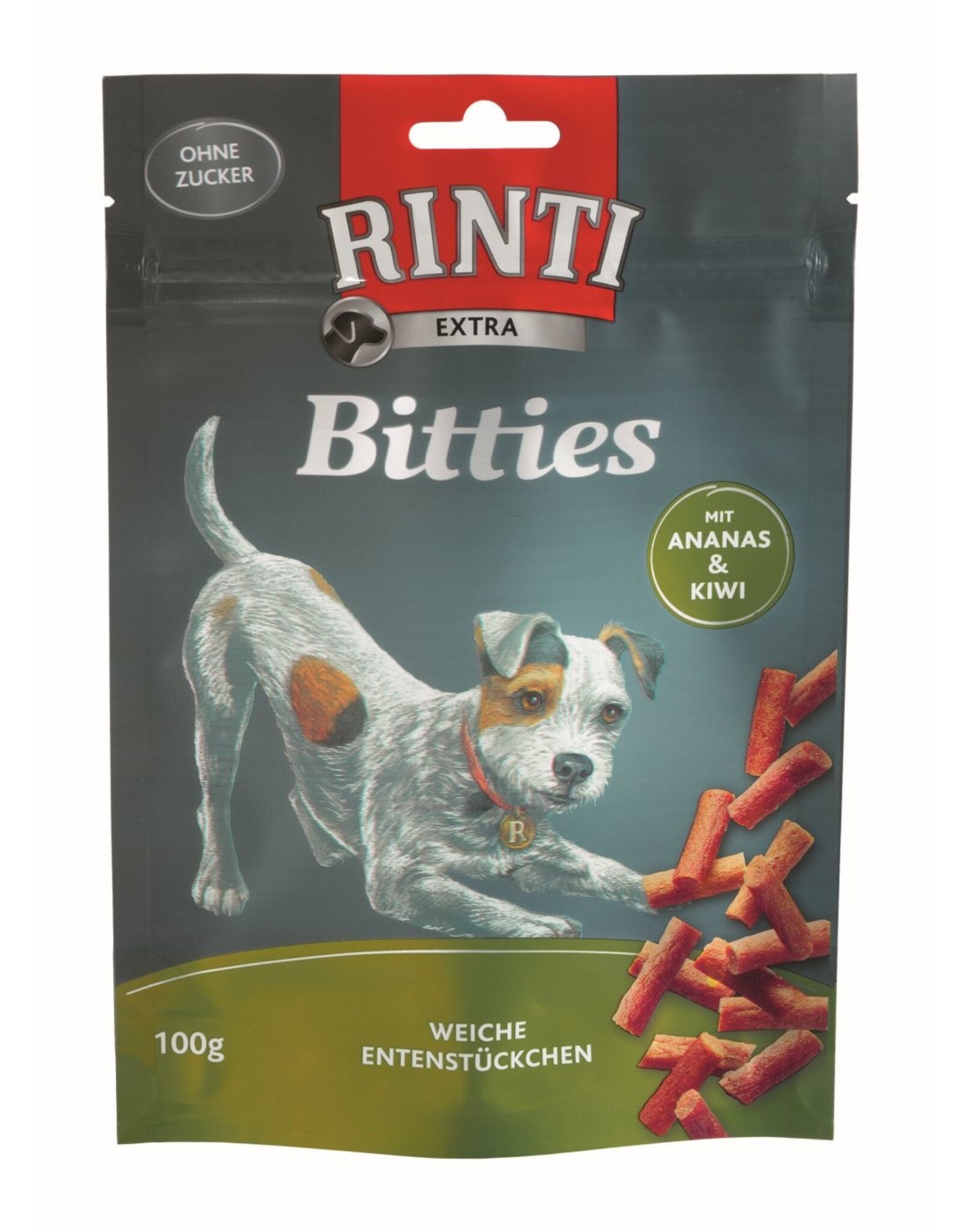 Rinti Rinti Extra Snack Bitties Ente&Ananas 100g