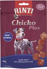 Rinti RINTI Chicko Käsewürfel mit Ente 80g
