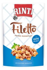 Rinti Rinti Filetto Jelly Huhn & Ente 100g