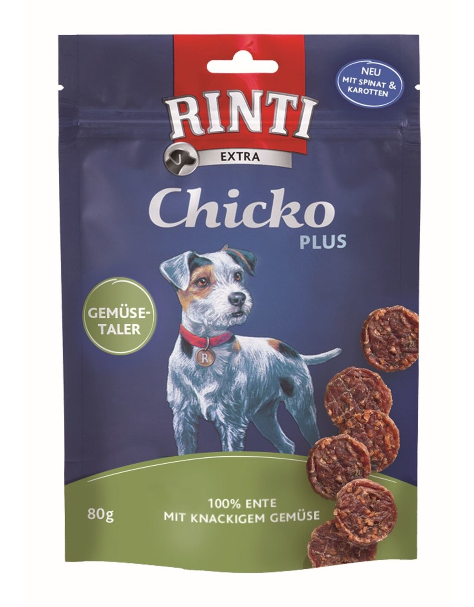 Rinti Rinti Extra Chicko Plus Gemüsetaler mit Ente 80 g