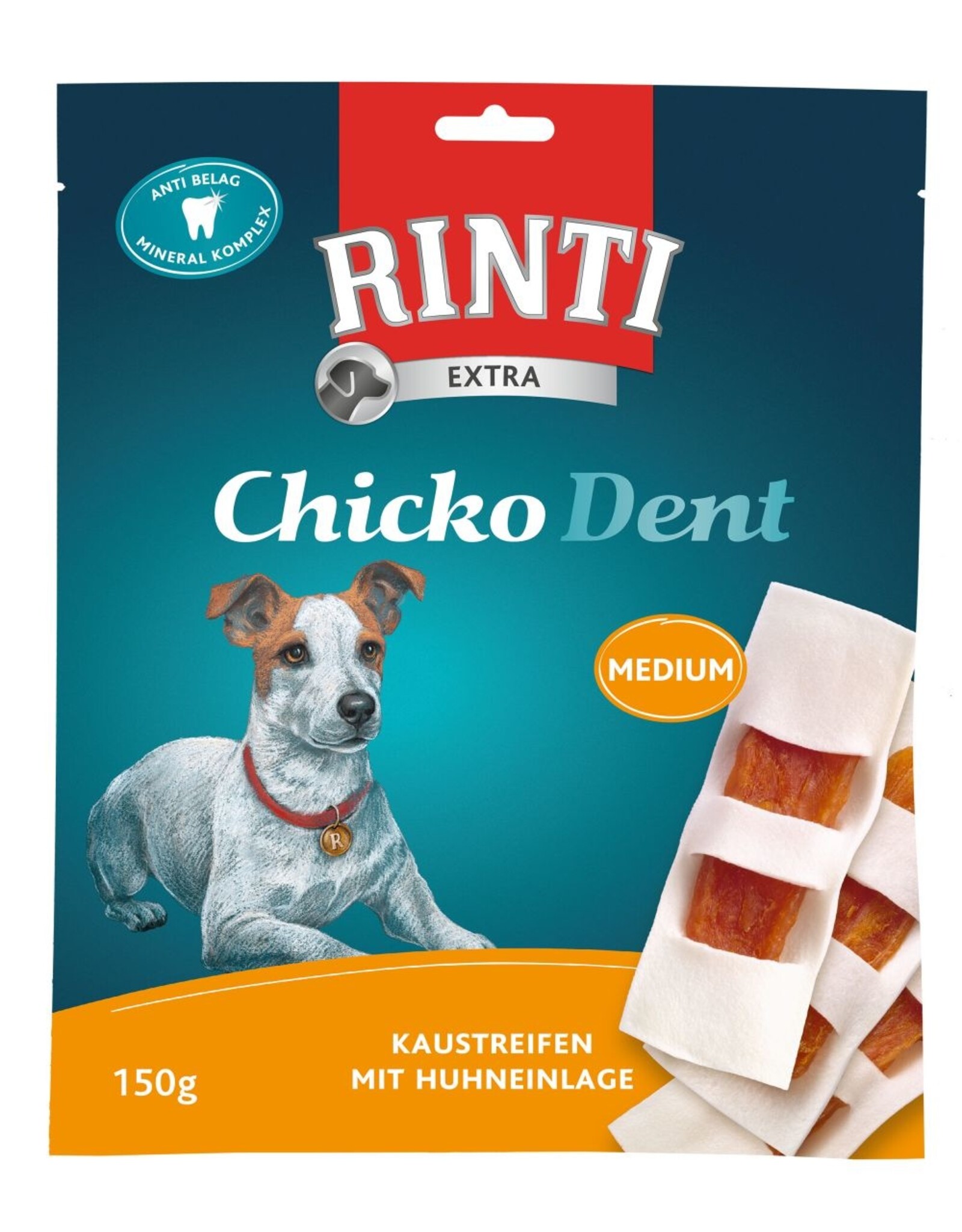 Rinti Rinti Chicko Dent Huhn Medi 150g