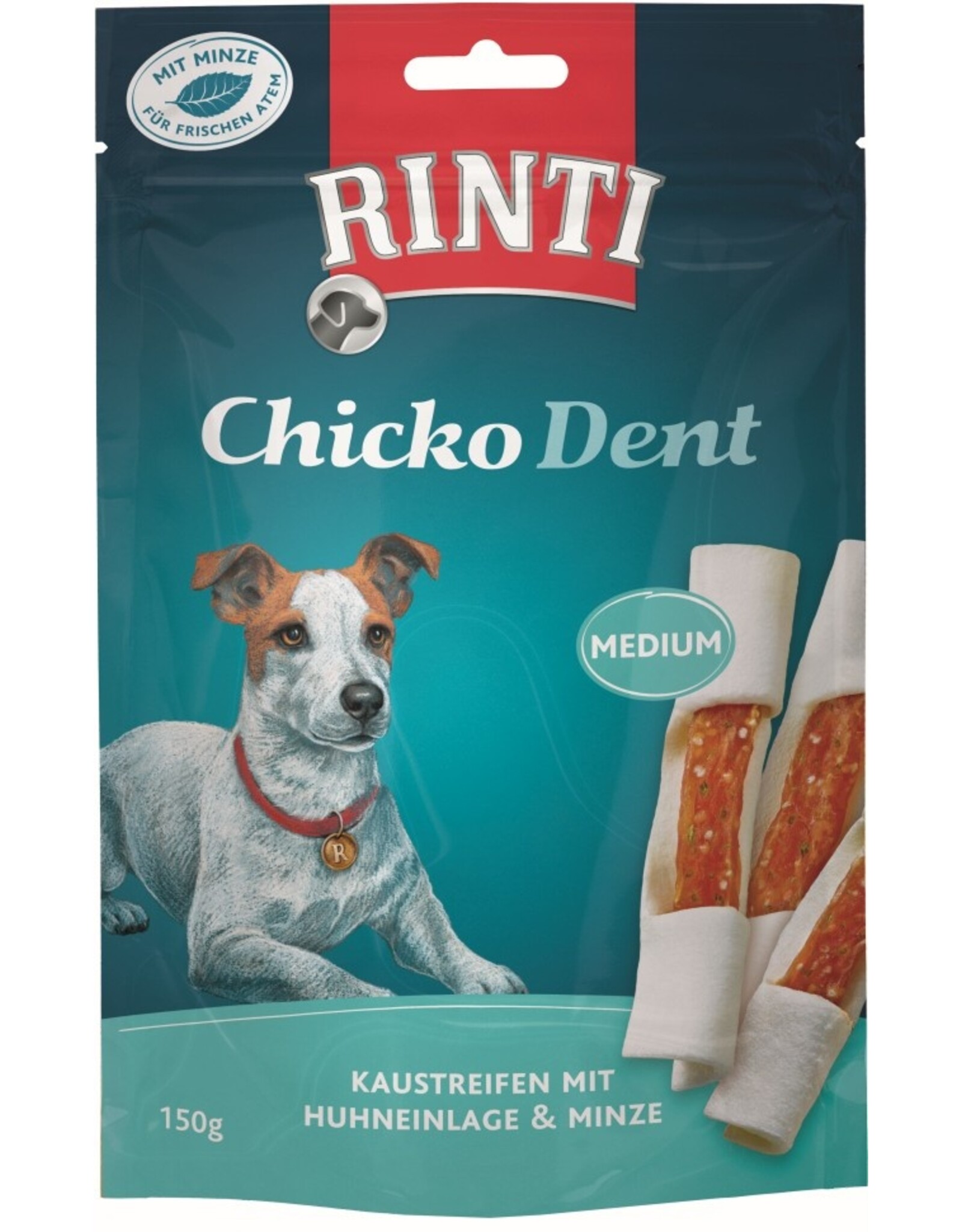Rinti Rinti Snack Chicko Dent Minze Medium 150g