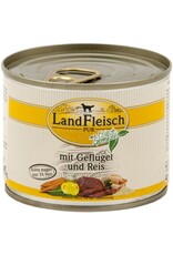 Landfleisch Landfleisch Dog Pur Geflügel & Reis extra mager