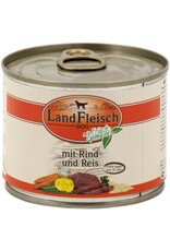 Landfleisch Landfleisch Dog Pur Rind&Reis extra mager