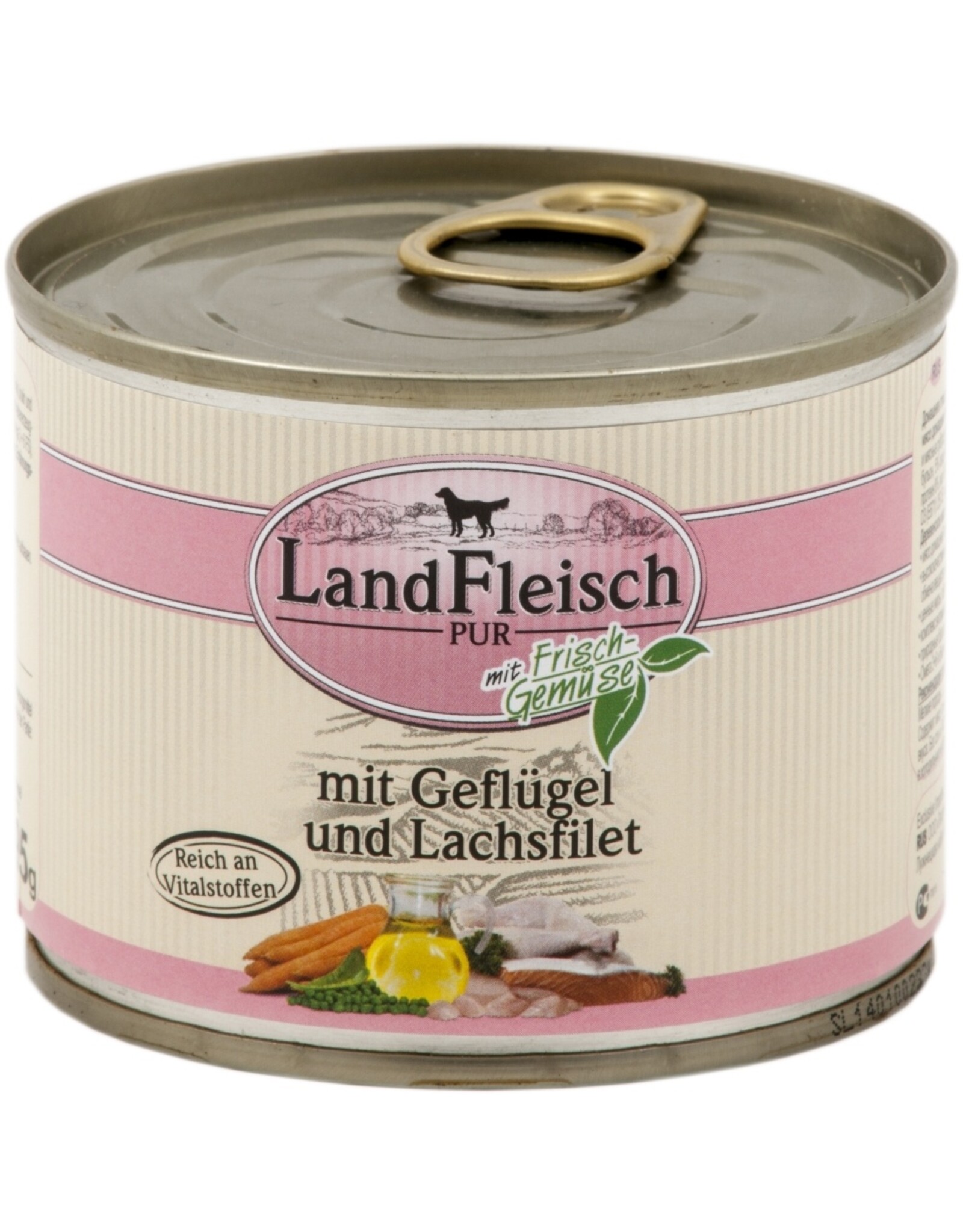 Landfleisch Landfleisch Dog Pur Geflügel&Lachsfilet